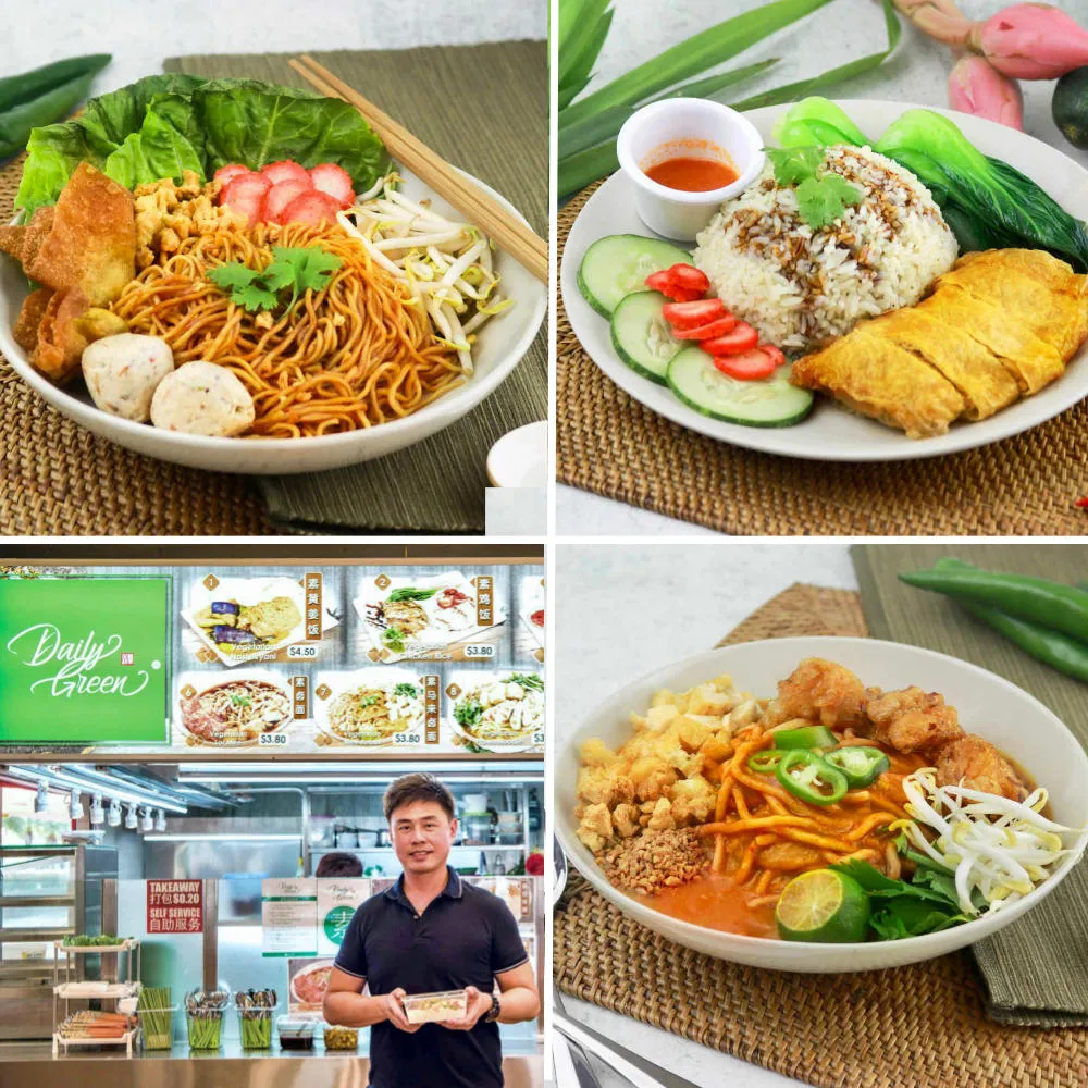 Daily Green: Vegetarian Pizzas, Chicken Rice, Mee Rebus & more