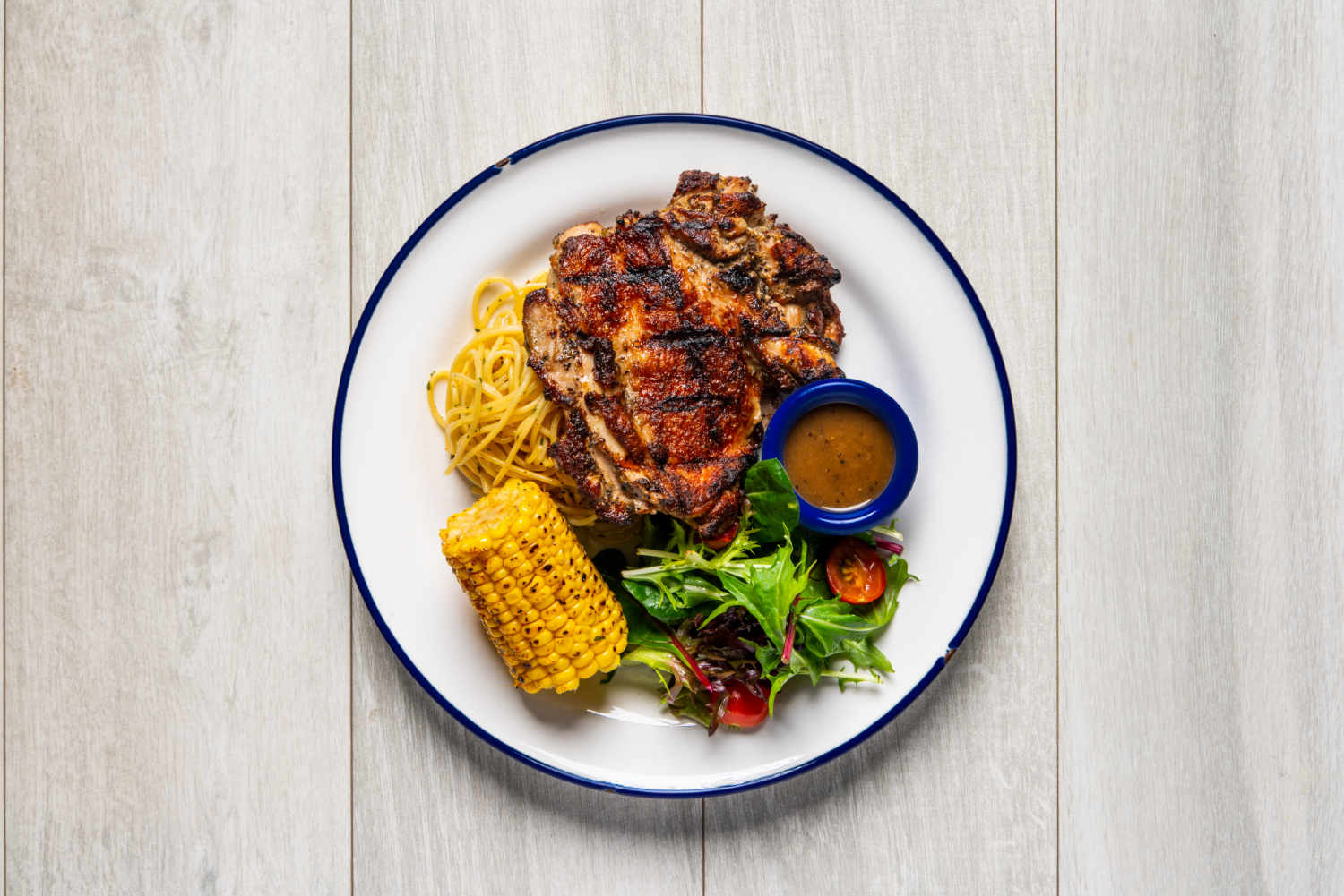 El-Carbon - Signature Char-Grilled Chicken Chop with Black Pepper Sauce