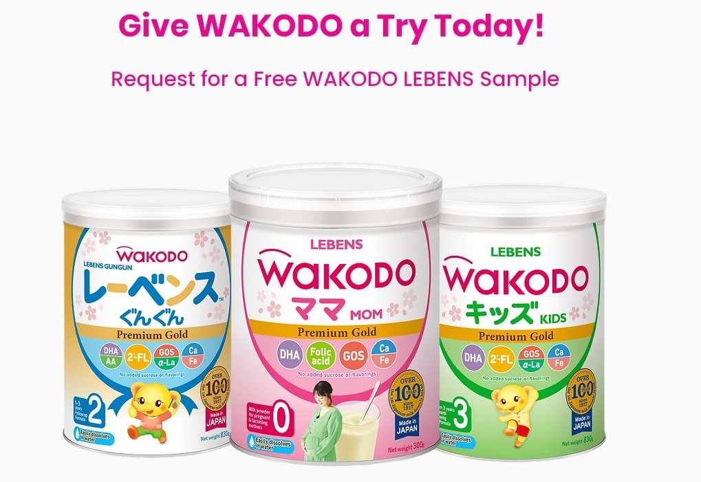 Free WAKODO MOM Samples (For pregnant mummies)